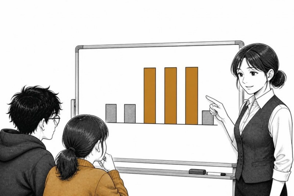 月ごとの申込み割合を示す棒グラフ